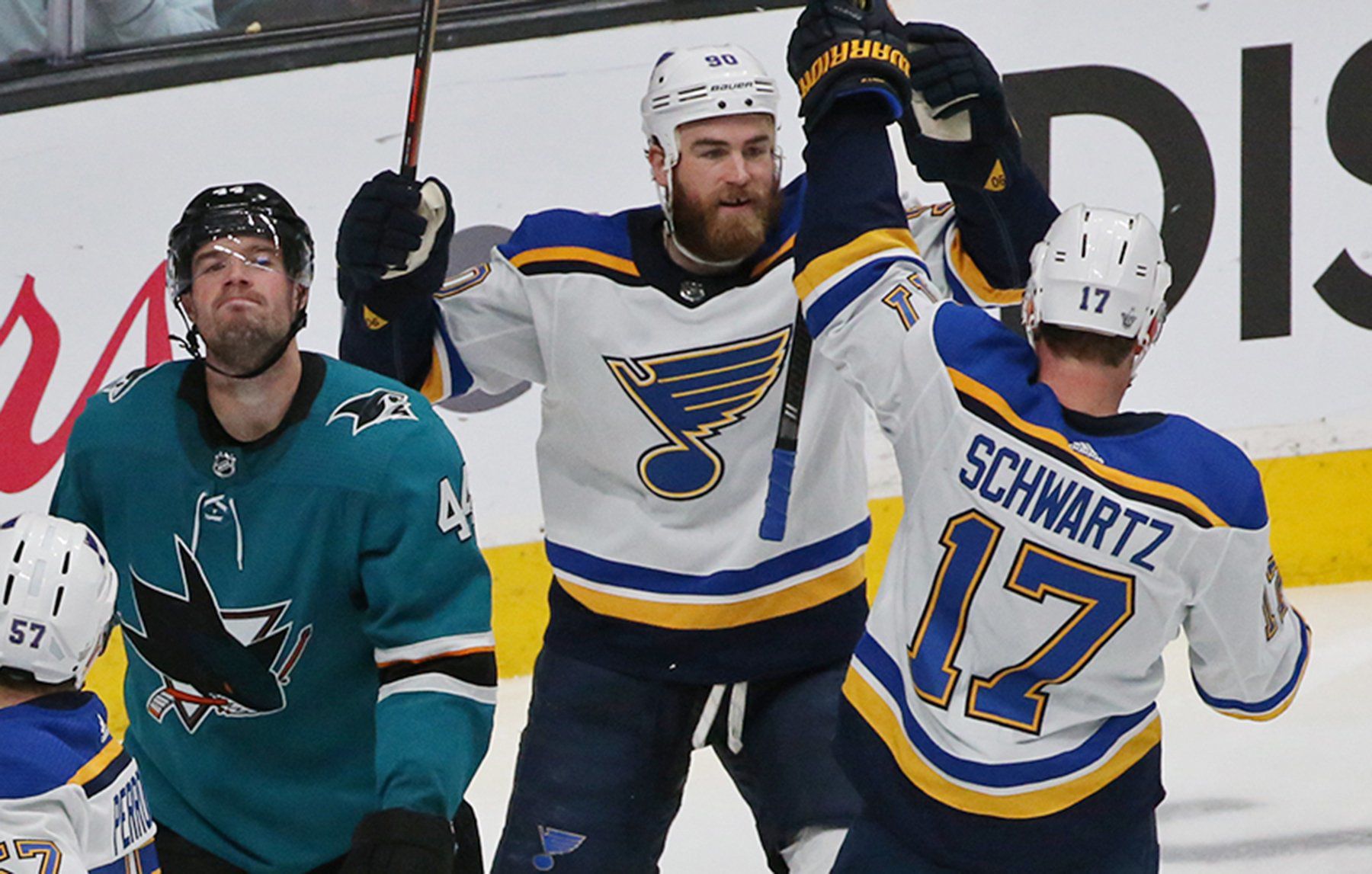 Blues and Sharks skate in game 5 of the semifinals